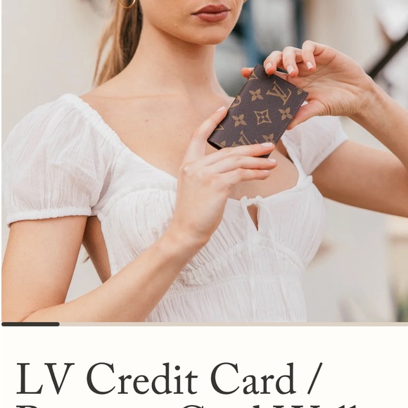 Louis Vuitton Brown Monogram Card Holders and Key Strap - Picture 1 of 6